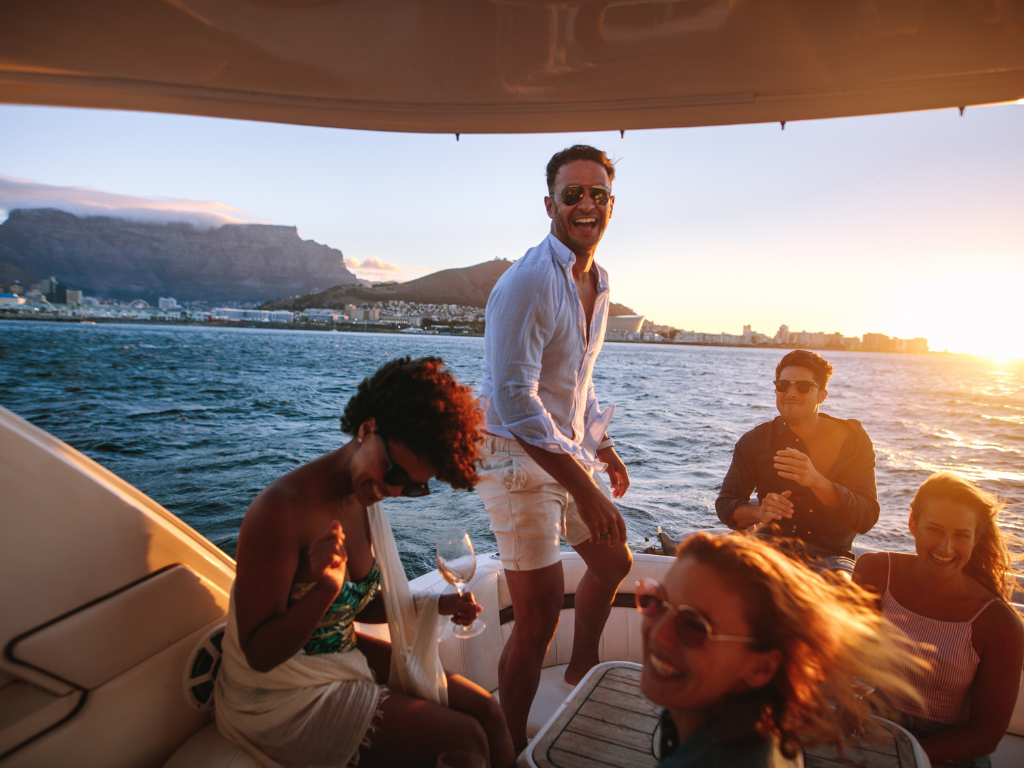 Private boat trip in Chania, Crete with friends